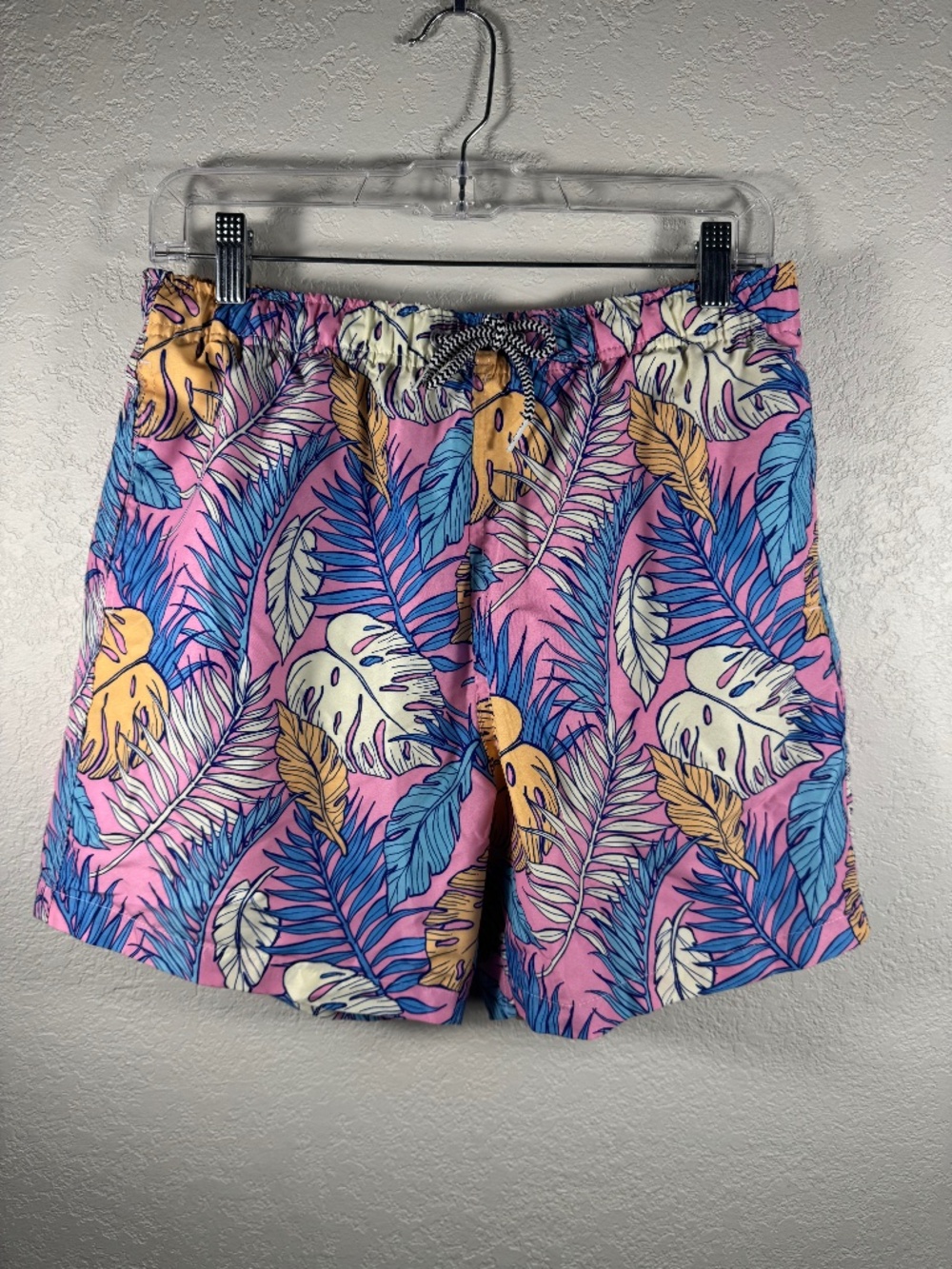 Boardies Apparel Swim Shorts Medium Pink Tropical